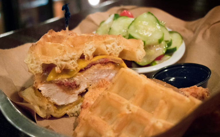 Wafflewich at Jimmy Madison's in Harrisonburg :: I've Been Bit! Travel Blog