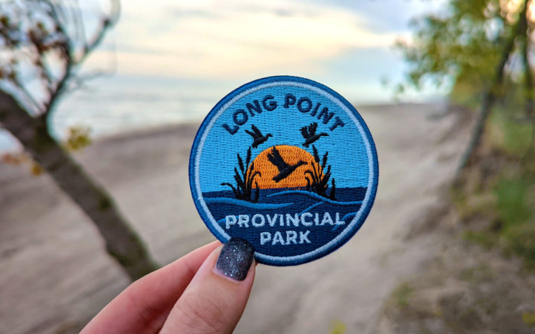 Badge at Long Point Provincial Park :: I've Been Bit! Travel Blog