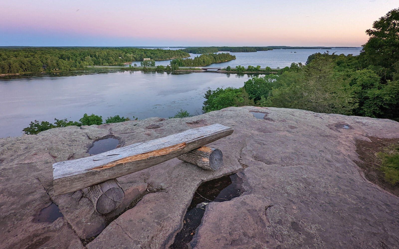 View from the Lookout Trail in Thousand Islands National Park :: I've Been Bit! Travel Blog
