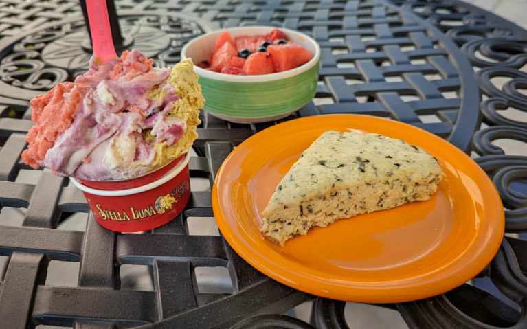 Scone, Salad and Gelato from the Pistachio Cafe in Gananoque :: I've Been Bit! Travel Blog