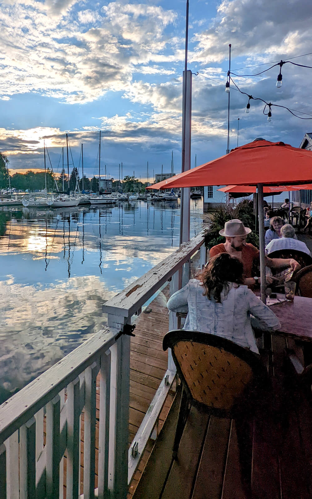 Patio Views at the Boathouse Restaurant in Belleville :: I've Been Bit! Travel Blog