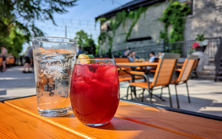 Drinks on the Patio at Signal Brewing Near Belleville :: I've Been Bit! Travel Blog