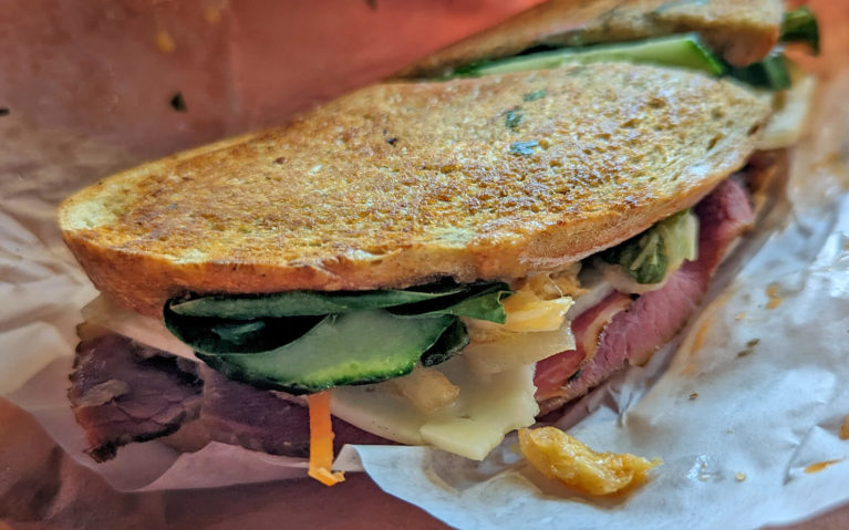 Spicy Ruben With My Spin at Nomad Bakeshop :: I've Been Bit! Travel Blog