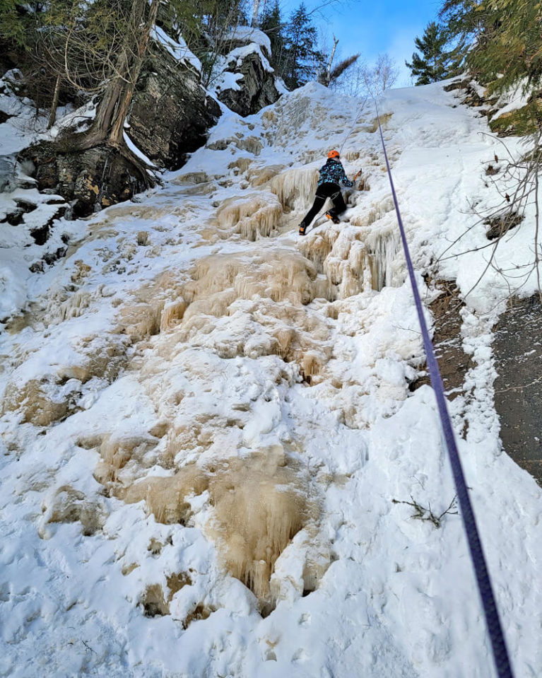 Ice Climbing Thunder Bay in Winter :: I've Been Bit! Travel Blog