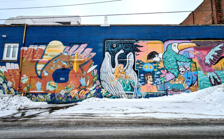 Just a Sample of the Street Art in Thunder Bay in Winter :: I've Been Bit! Travel Blog