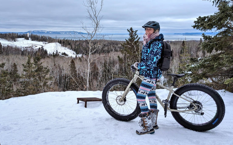 Lindsay Fat Biking the Trowbridge Trails :: I've Been Bit! Travel Blog