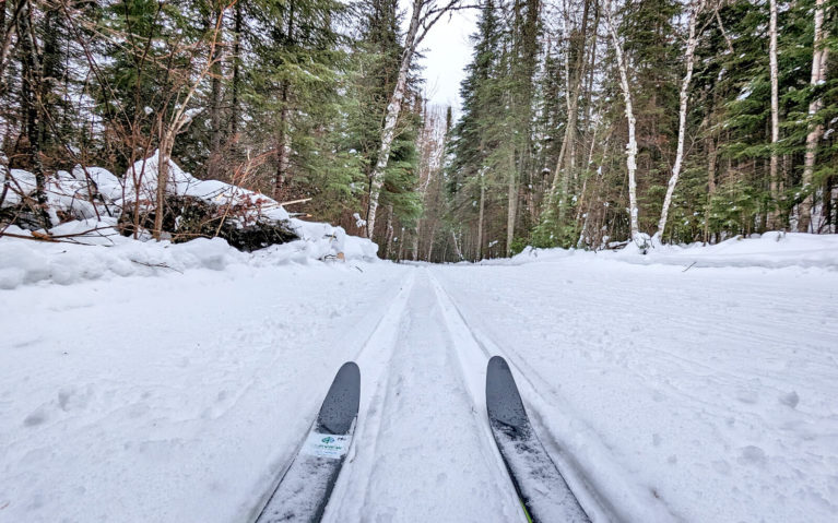 Classic Skis on the Cross Country Ski Trails at the Kamview Nordic Centre :: I've Been Bit! Travel Blog