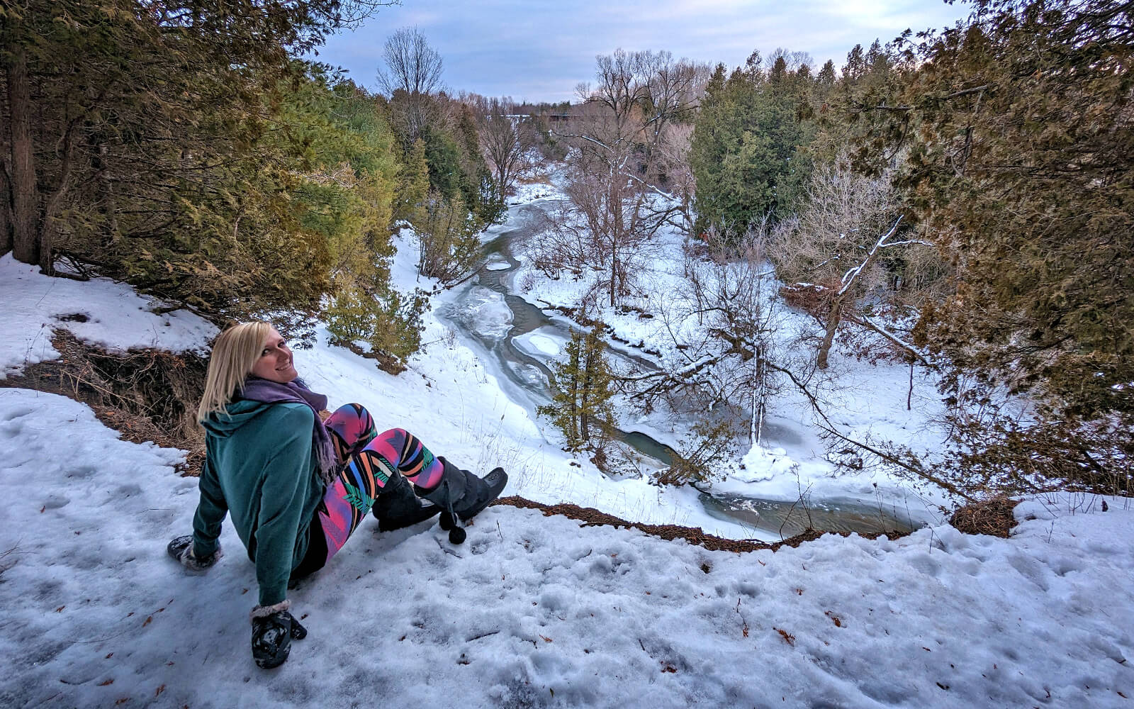 Lindsay Enjoying the Views of the Greenwood Conservation Area :: I've Been Bit! Travel Blog