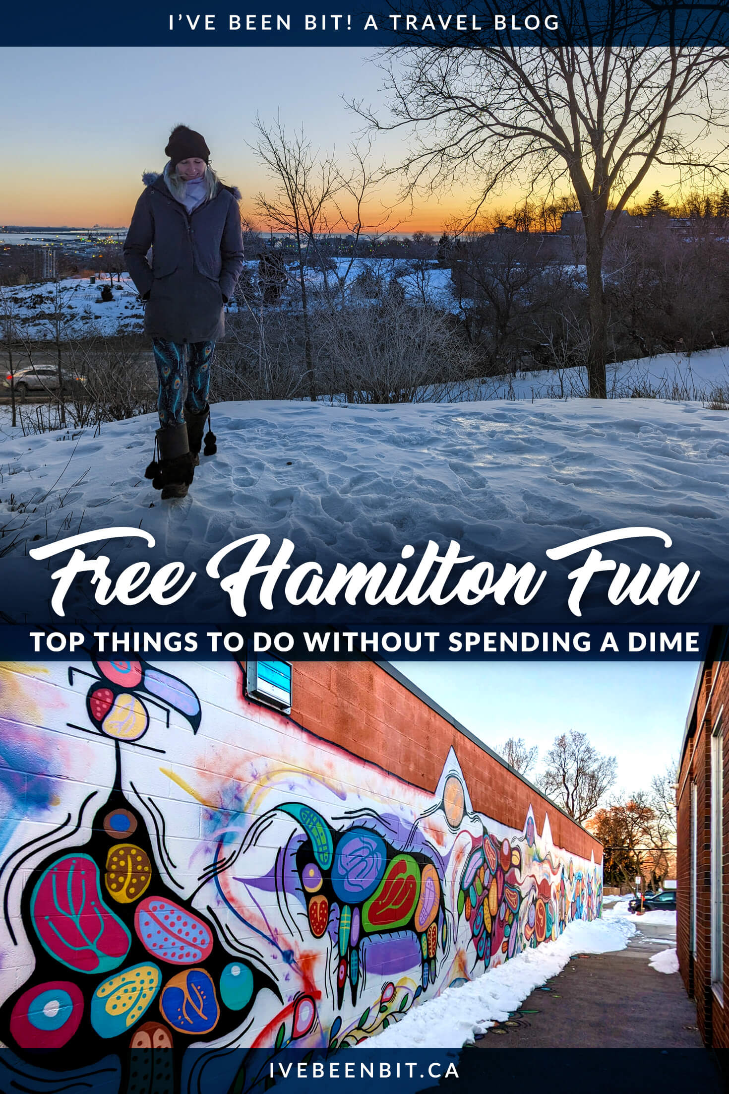 Top Free Things to Do in Hamilton Ontario Canada | Things to Do in Ontario Canada | Travel Guide to Hamilton Ontario | Weekend Getaways in Ontario | Where to Go in Ontario | Day Trips from Toronto | Ontario Hiking | Hiking in Ontario | Hamilton Hiking Trails | Hamilton Art Galleries | Hamilton Parks | Hamilton Street Art | Ontario Street Art | Street Art in Ontario | Explore Ontario | Ontario Travel | #Canada #Ontario #Hamilton | IveBeenBit.ca