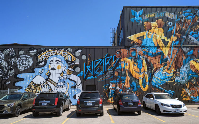 One of the Incredible Murals at Collective Arts Brewing in Hamilton :: I've Been Bit! Travel Blog