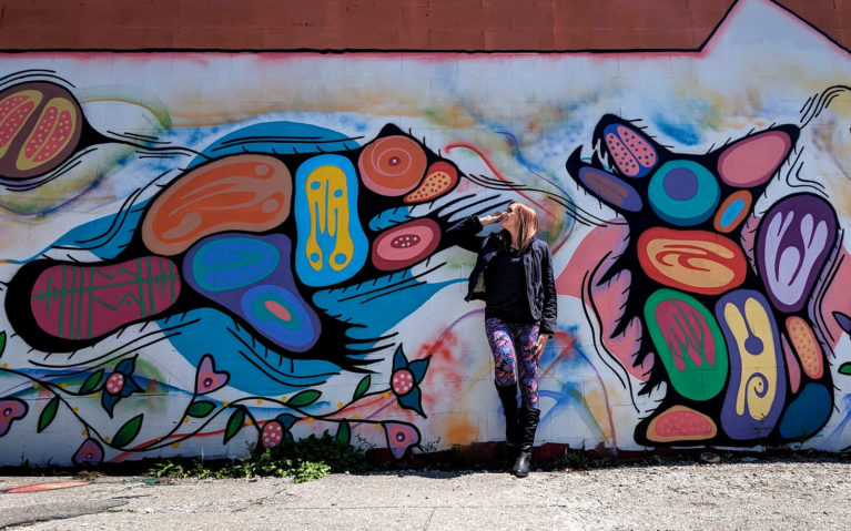 Lindsay and the Seven Sacred Grandfather Teachings Mural :: I've Been Bit! Travel Blog