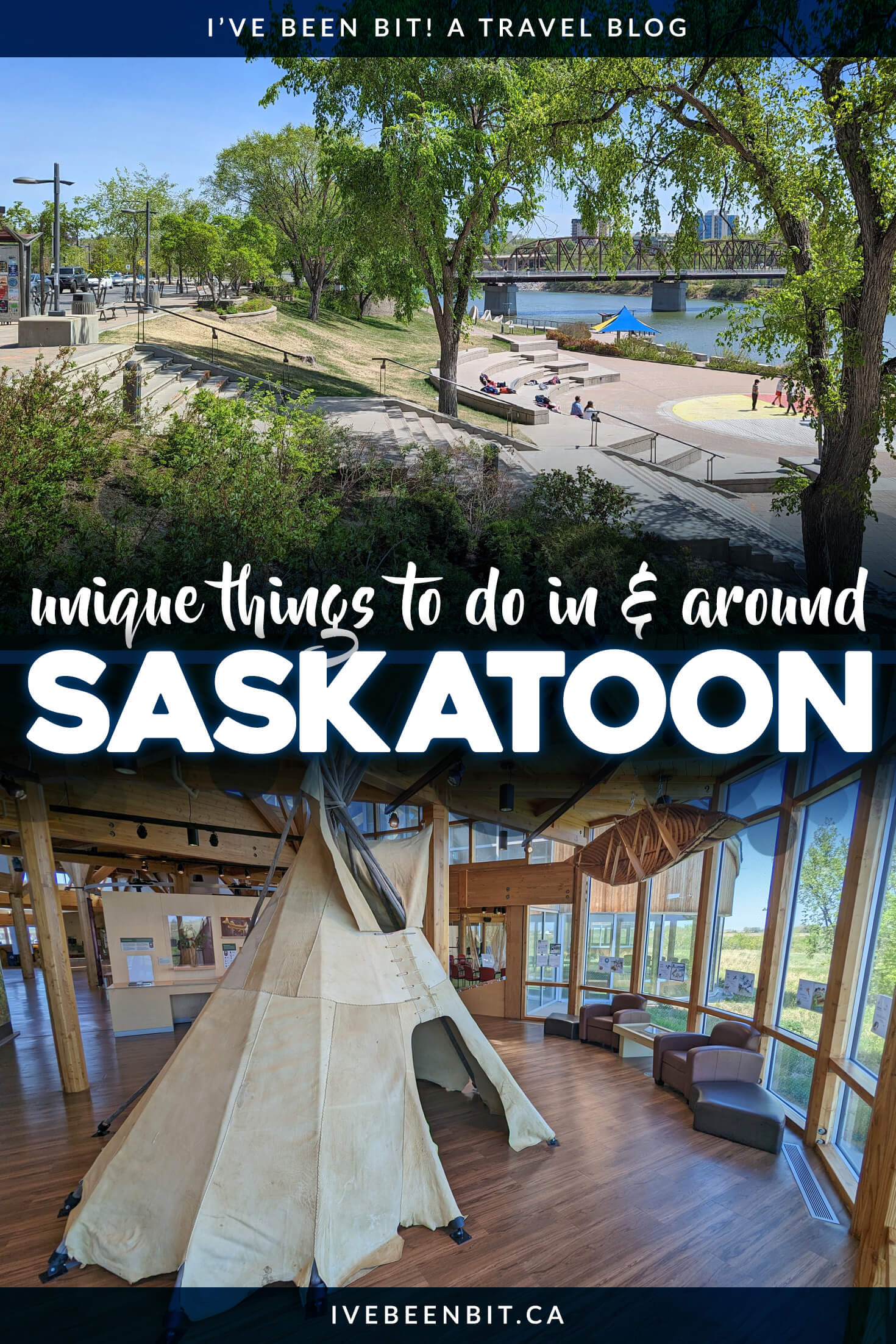 Heading to the prairies? You cannot miss these unique things to do in Saskatoon Saskatchewan! Include Saskatoon experiences, Saskatoon hotels, Saskatoon restaurants, and more! | Saskatoon Saskatchewan Travel | Saskatoon Travel | Saskatchewan Travel Road Trips | Saskatchewan Road Trips | Canada Road Trips | Canada Travel | The Prairies | #Canada #RoadTrip #Summer | IveBeenBit.ca