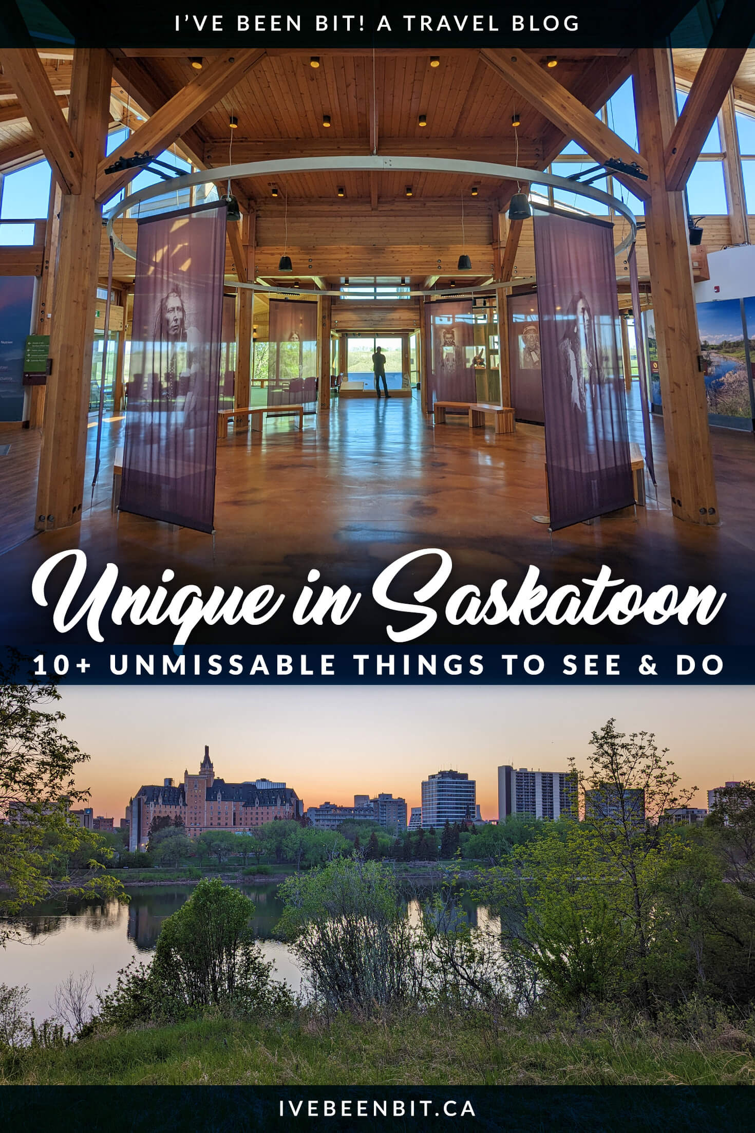 Heading to the prairies? You cannot miss these unique things to do in Saskatoon Saskatchewan! Include Saskatoon experiences, Saskatoon hotels, Saskatoon restaurants, and more! | Saskatoon Saskatchewan Travel | Saskatoon Travel | Saskatchewan Travel Road Trips | Saskatchewan Road Trips | Canada Road Trips | Canada Travel | The Prairies | #Canada #RoadTrip #Summer | IveBeenBit.ca