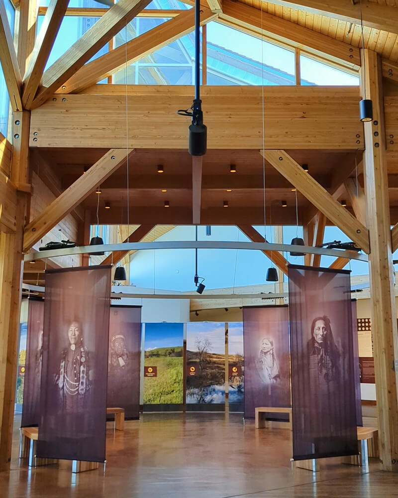 Inside the Interpretive Centre at Wanuskewin :: I've Been Bit! Travel Blog