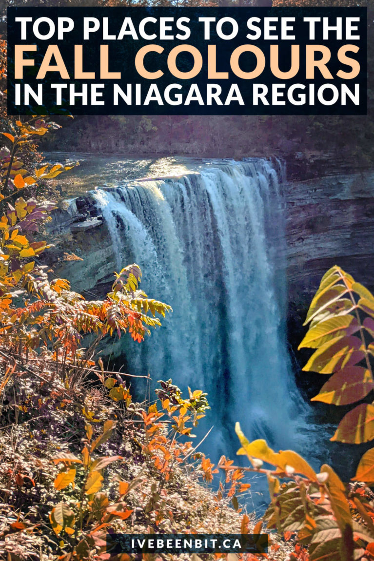 Autumn in Niagara is not to be missed! Here are the best spots to see the fall colours in Niagara! | Ontario Fall Colours | Fall in Ontario I Autumn in Ontario I Fall Destinations in Ontario I Ontario in Fall | Where to Go in Ontario in Fall I Ontario Travel I Fall in Canada I Fall Travel in Ontario I Fall Road Trips in Ontario I Autumn in Ontario I Fall Foliage Ontario | Fall Foliage Niagara | Ontario Fall Hiking | Ontario Fall Hikes | IveBeenBit.ca | #Ontario #Canada