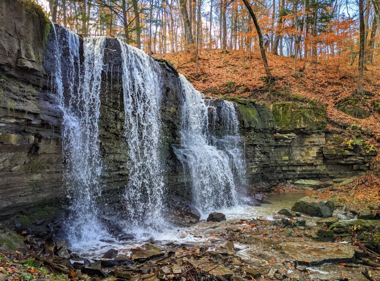 Terrace Creek Falls in Short Hills Provincial Park in Late Fall :: I've Been Bit! Travel Blog