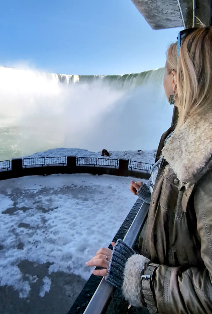 Winter Views from the Observation Deck at Journey Behind the Falls :: I've Been Bit! Travel Blog