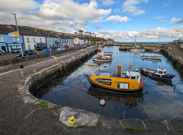 Views of the Village of Carnlough and the Harbour :: I've Been Bit! Travel Blog