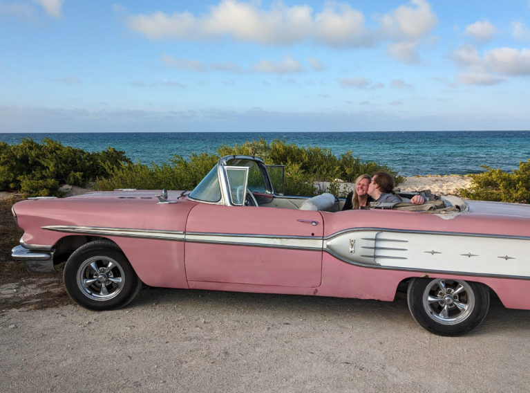 Pink Cadillac Oceanside in Cayo Coco :: I've Been Bit! Travel Blog