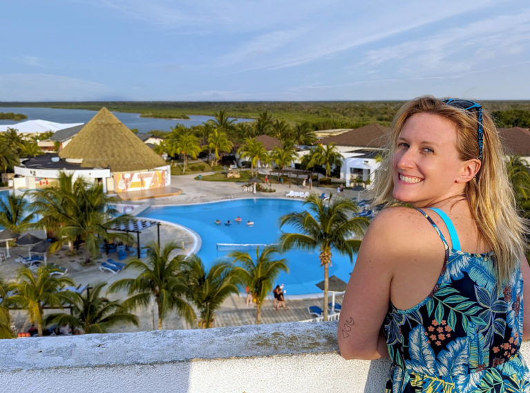 Lindz Overlooking Memories Caribe in Cayo Coco :: I've Been Bit! Travel Blog