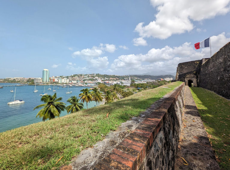 Views Over Fort de France and the Harbour from Fort Saint Louis :: I've Been Bit! Travel Blog
