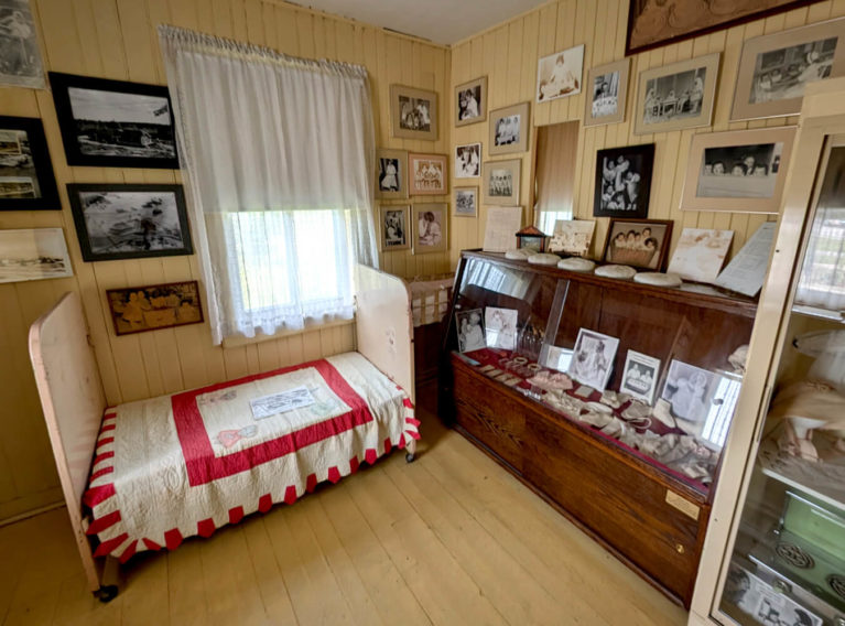 Inside One of the Rooms of the Dionne Quints Museum :: I've Been Bit! Travel Blog