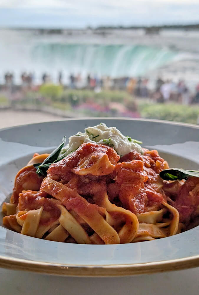 Lobster Tagliatelle at the Table Rock House Restaurant :: I've Been Bit! Travel Blog