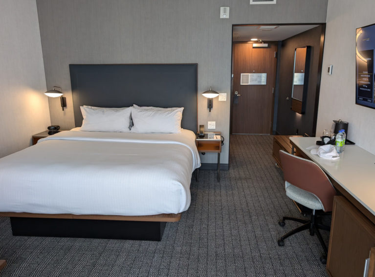 King Suite Room at the Courtyrad by Marriott Montreal Laval :: I've Been Bit! Travel Blog