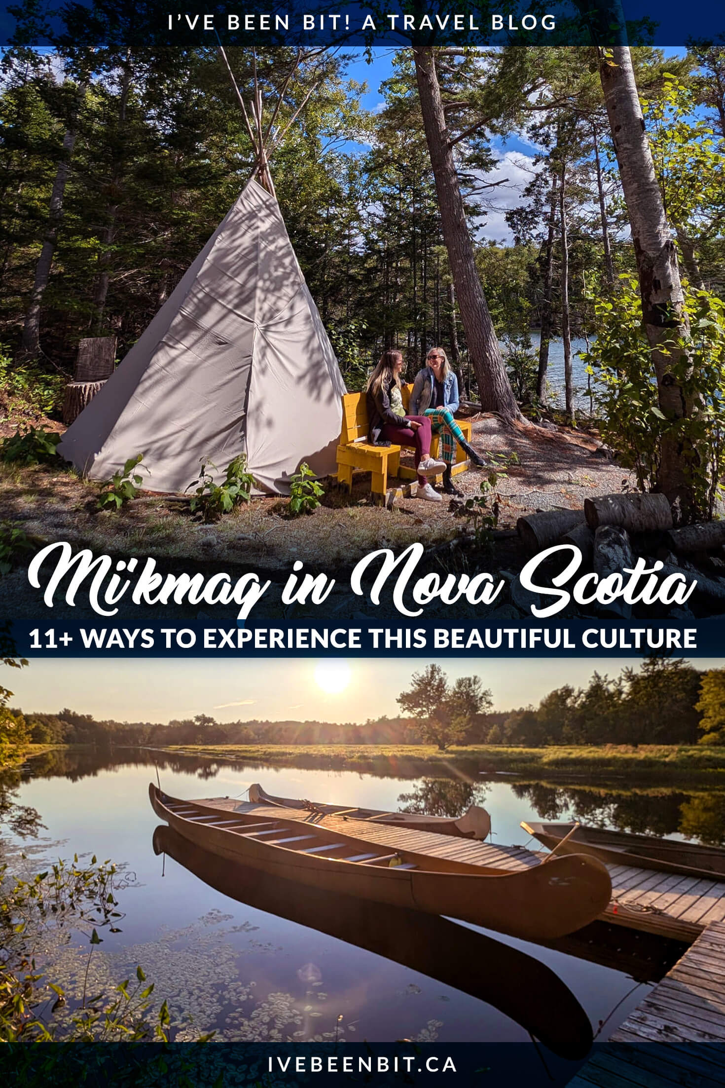 When visiting the province, I highly recommend diving deeper with these amazing ways to experience Mi'kmaq culture in Nova Scotia! | Indigenous Nova Scotia | Indigenous Canada | Indigenous Experiences in Canada | Indigenous Experiences in Nova Scotia | Kejimkujik National Park | Eskasoni First Nation | Membertou First Nation | Millbrook First Nation | #Travel #Canada #NovaScotia | IveBeenBit.ca