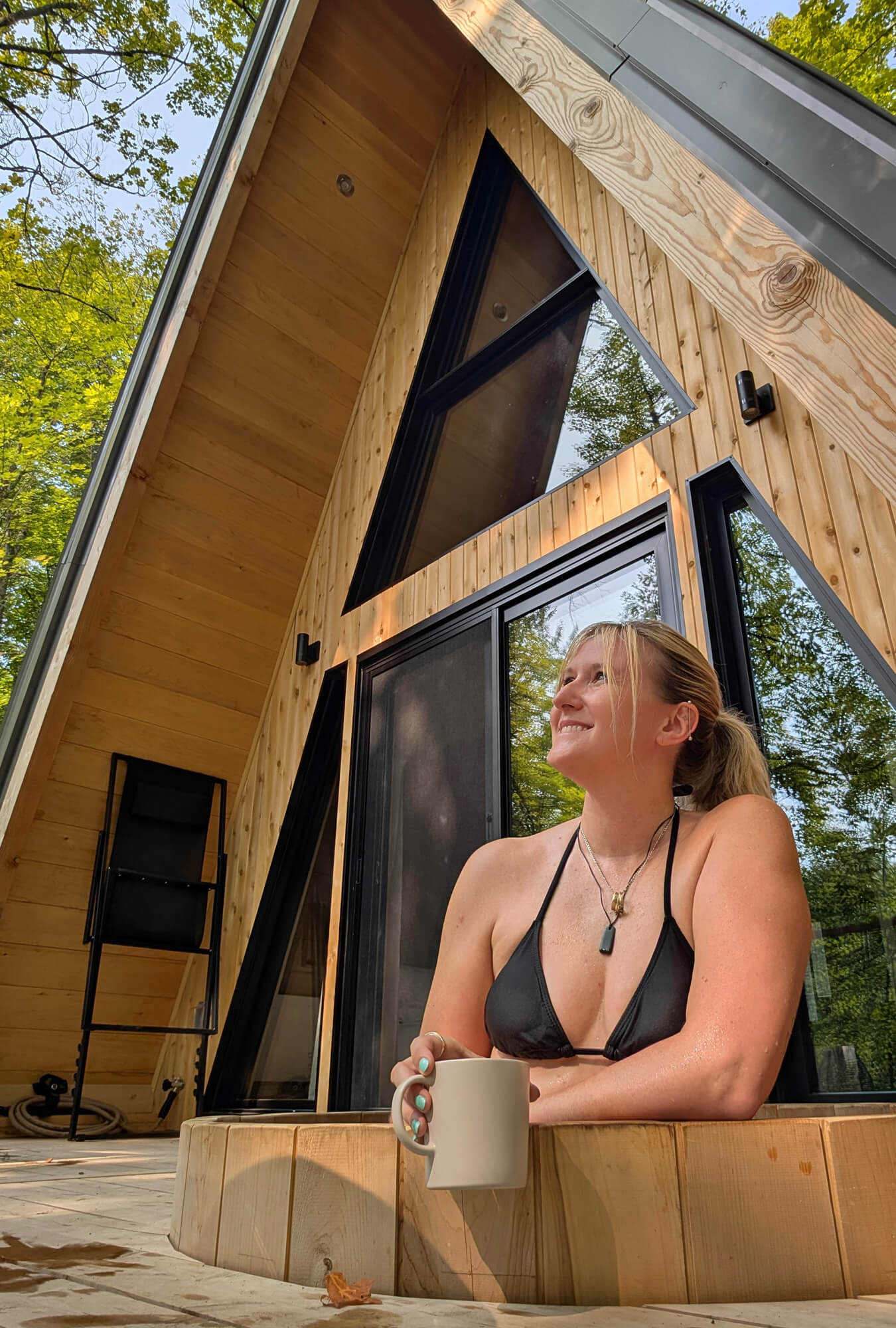 Morning Coffee Tastes Better In Your Private Hot Tub :: I've Been Bit! Travel Blog