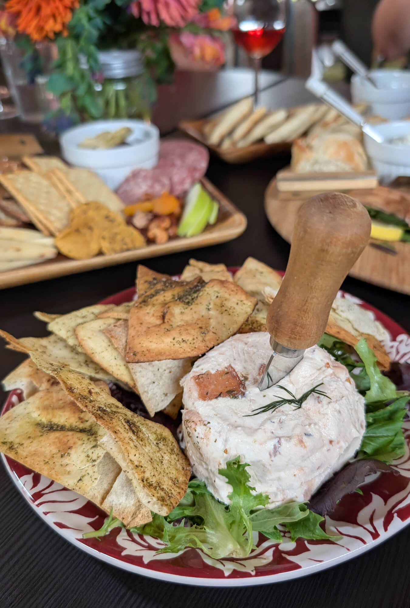 Smoked Trout Pate and Charcuterie at Little Red Wagon Winery :: I've Been Bit! Travel Blog